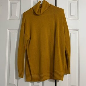 Yellow Turtleneck Sweater